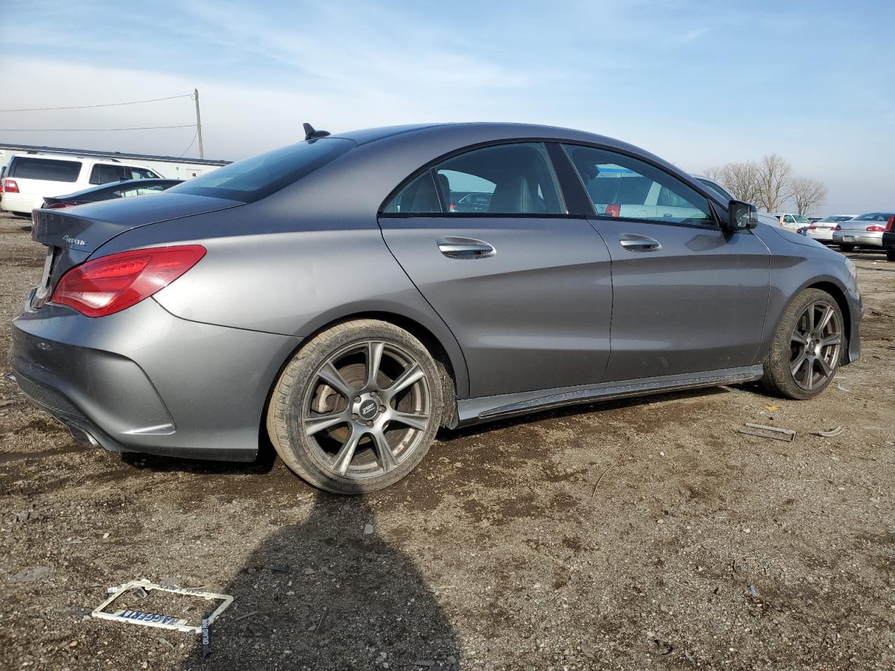 2014 Mercedes-Benz CLA-klasse VIN WDDSJ4GB1EN090599 Copart auction photo, rear end / minor dent/scratches damage thumbnail 3