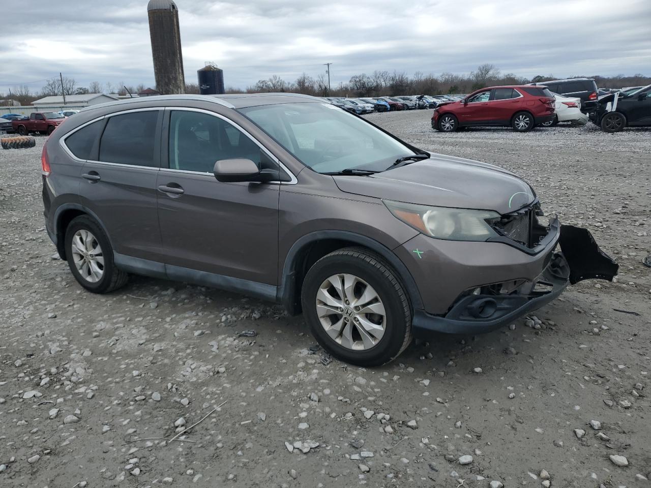 2014 Honda CR-V VIN 2HKRM3H76EH544138 Copart auction photo, front end damage thumbnail 4