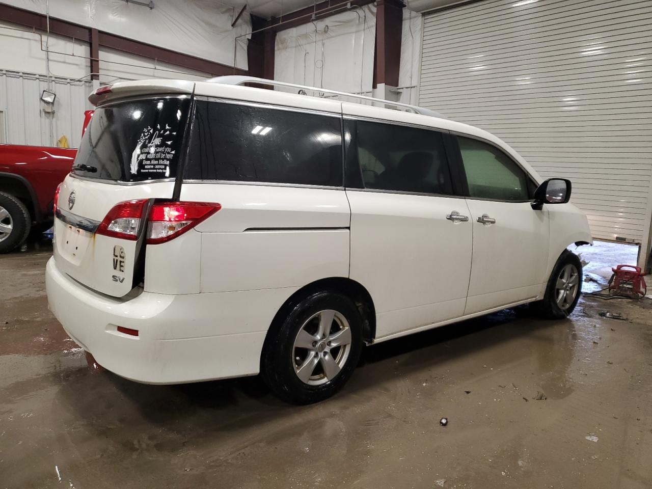 2017 Nissan Quest VIN JN8AE2KP5H9167249 Copart auction photo, front end damage thumbnail 3