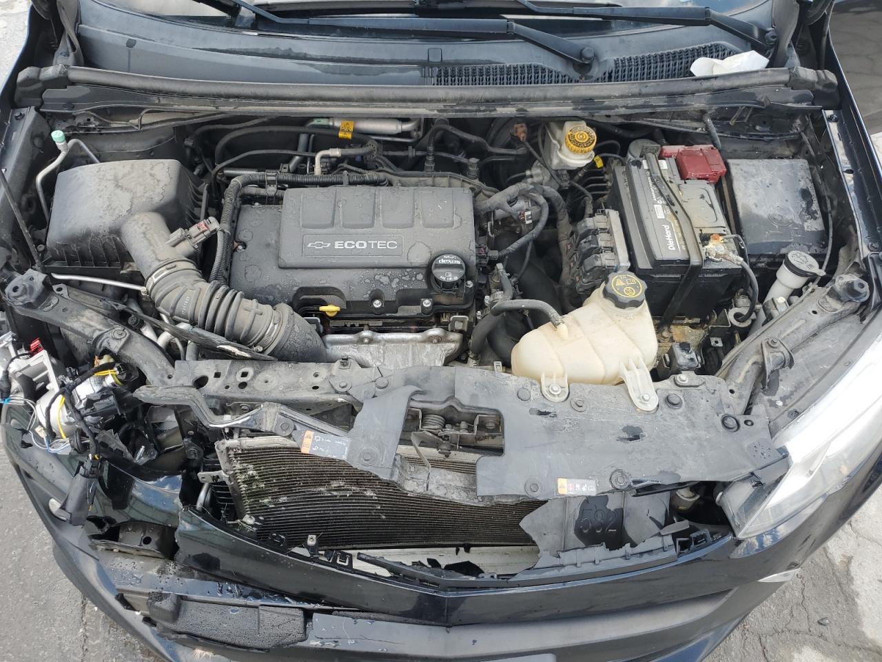 2018 Chevrolet Sonic VIN 1G1JD5SB8J4114447 Copart auction photo, front end damage thumbnail 11