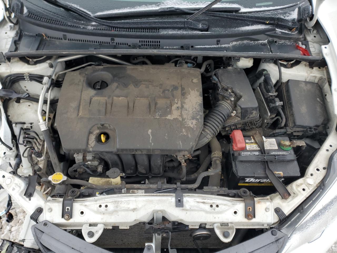 2014 Toyota Corolla VIN 2T1BURHEXEC200463 Copart auction photo, front end / undercarriage damage thumbnail 11