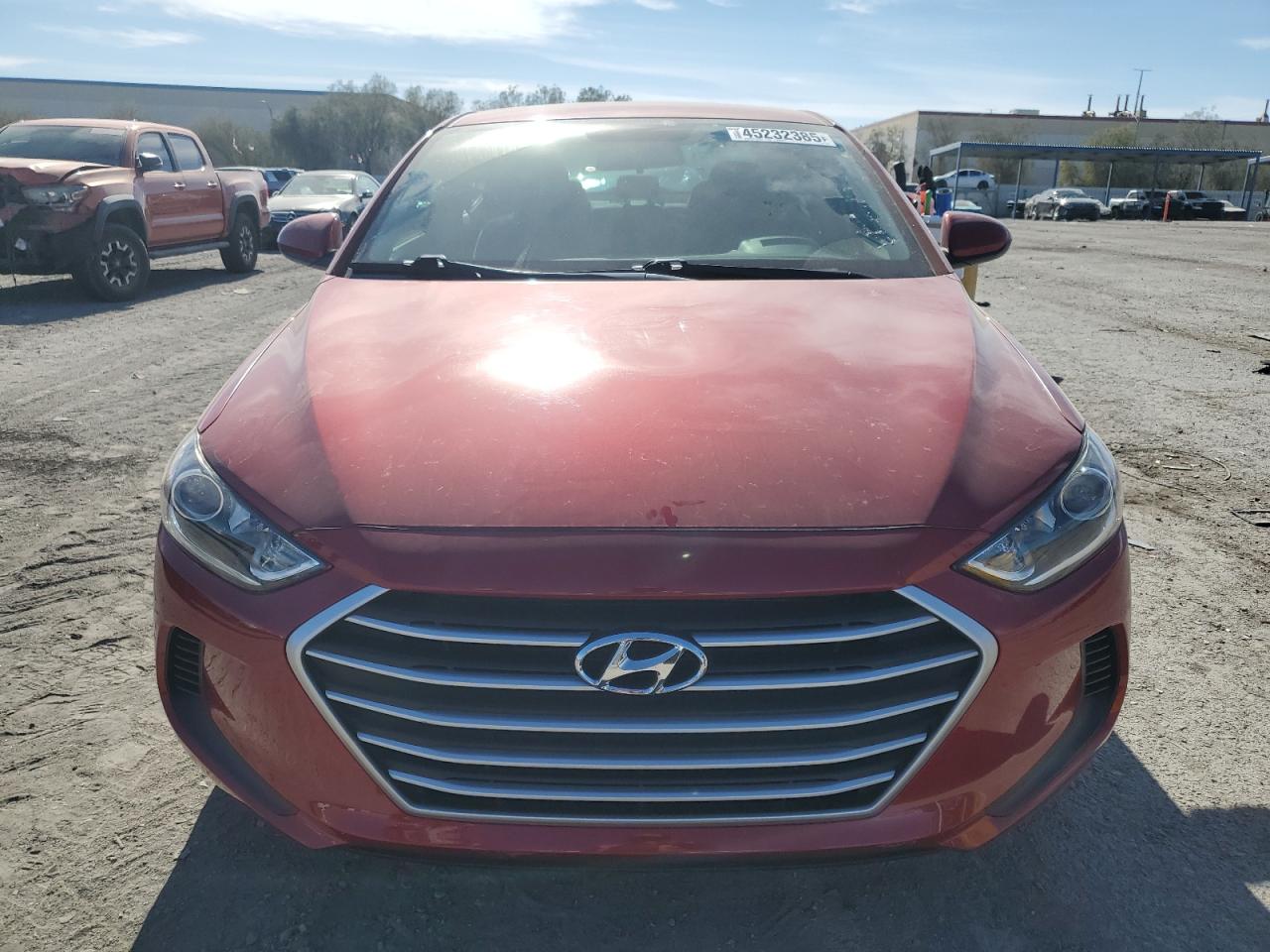 2017 Hyundai Elantra VIN 5NPD84LF9HH189800 Copart auction photo, vandalism / rear end damage thumbnail 5