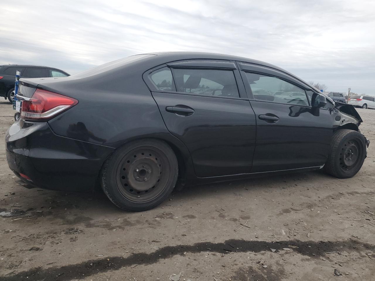 2013 Honda Civic VIN 2HGFB2F56DH591716 Copart auction photo, front end damage thumbnail 3