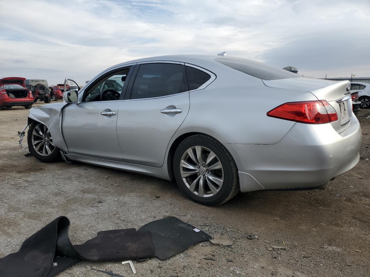 2013 Infiniti M VIN JN1BY1AR3DM602865 Copart auction photo, front end damage thumbnail 2