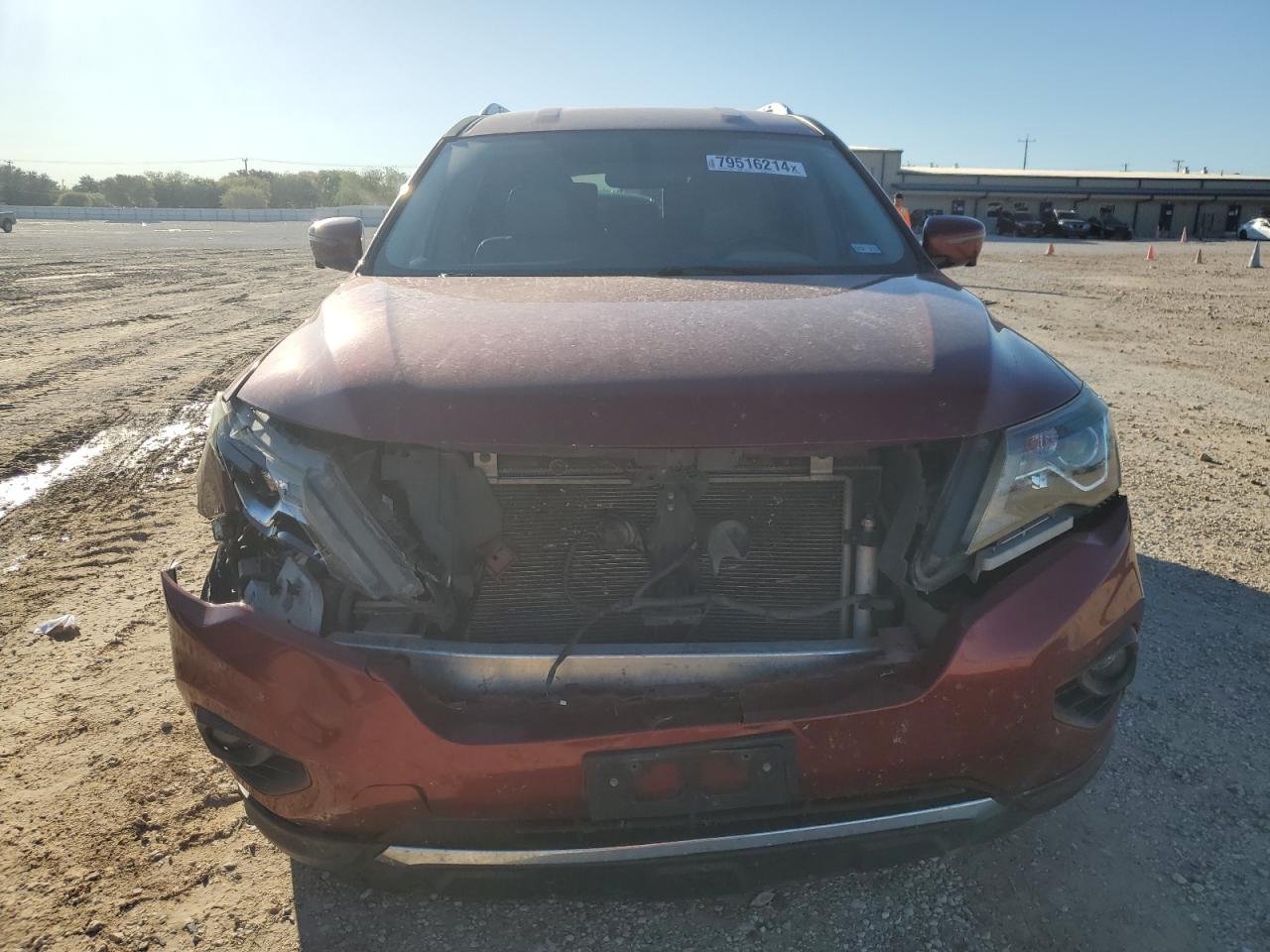 2017 Nissan Pathfinder VIN 5N1DR2MN0HC678715 Copart auction photo, front end damage thumbnail 5
