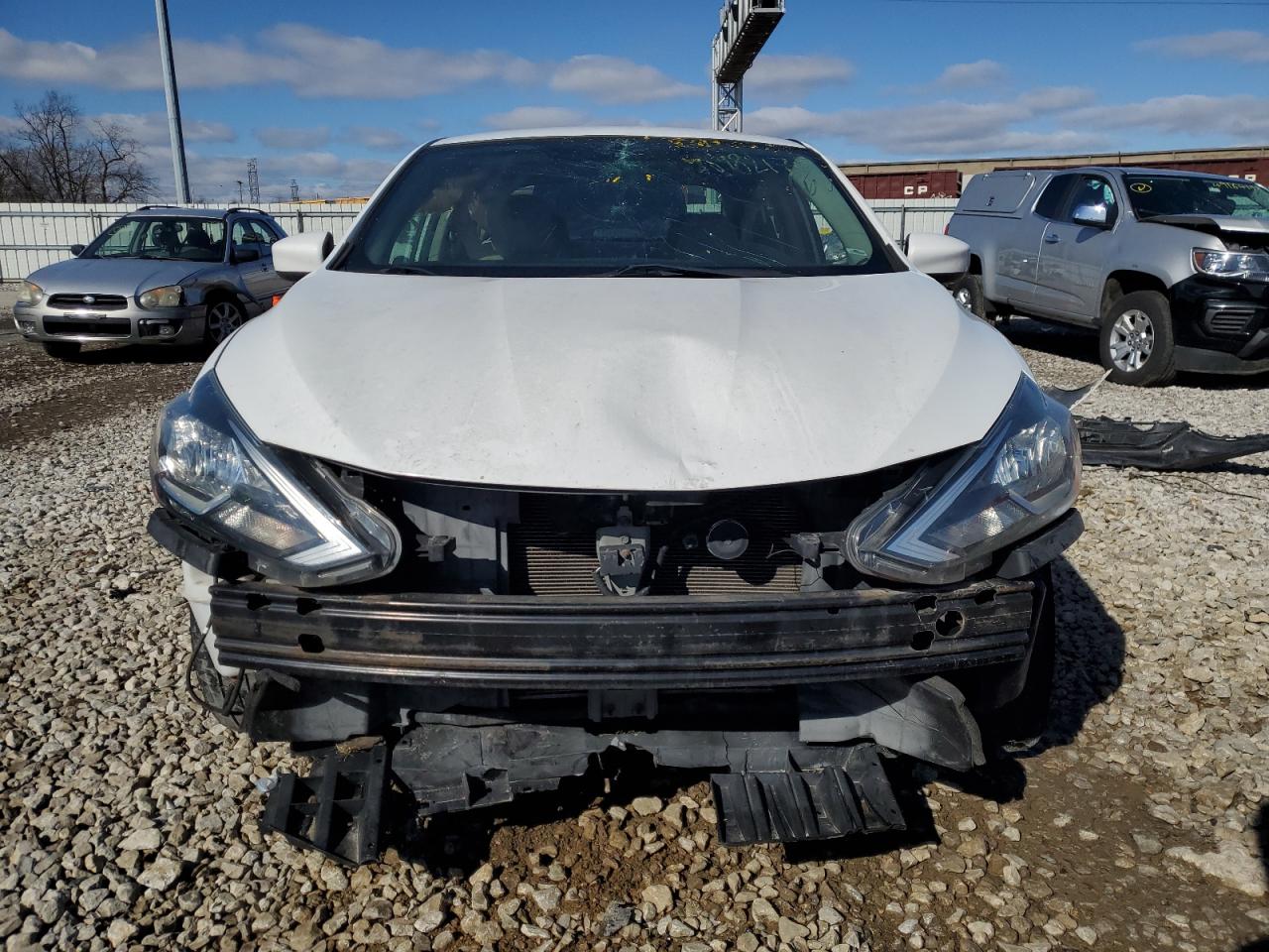 2016 Nissan Sentra VIN 3N1AB7AP4GY258141 Copart auction photo, front end / rear end damage thumbnail 5