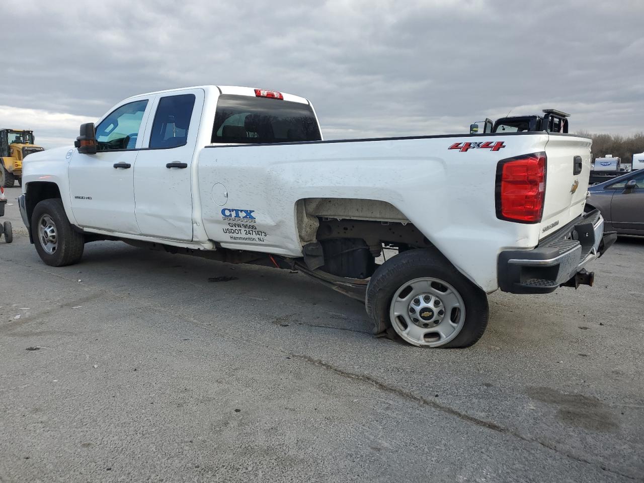 2019 Chevrolet Silverado VIN 2GC2KREG1K1168377 Copart auction photo, rear end / undercarriage damage thumbnail 2