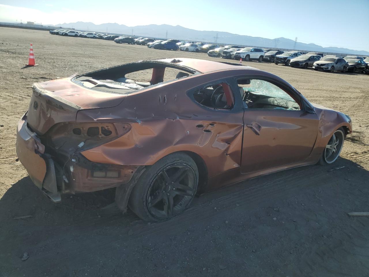 2013 Hyundai Genesis VIN KMHHT6KD2DU089495 Copart auction photo, all over damage thumbnail 3