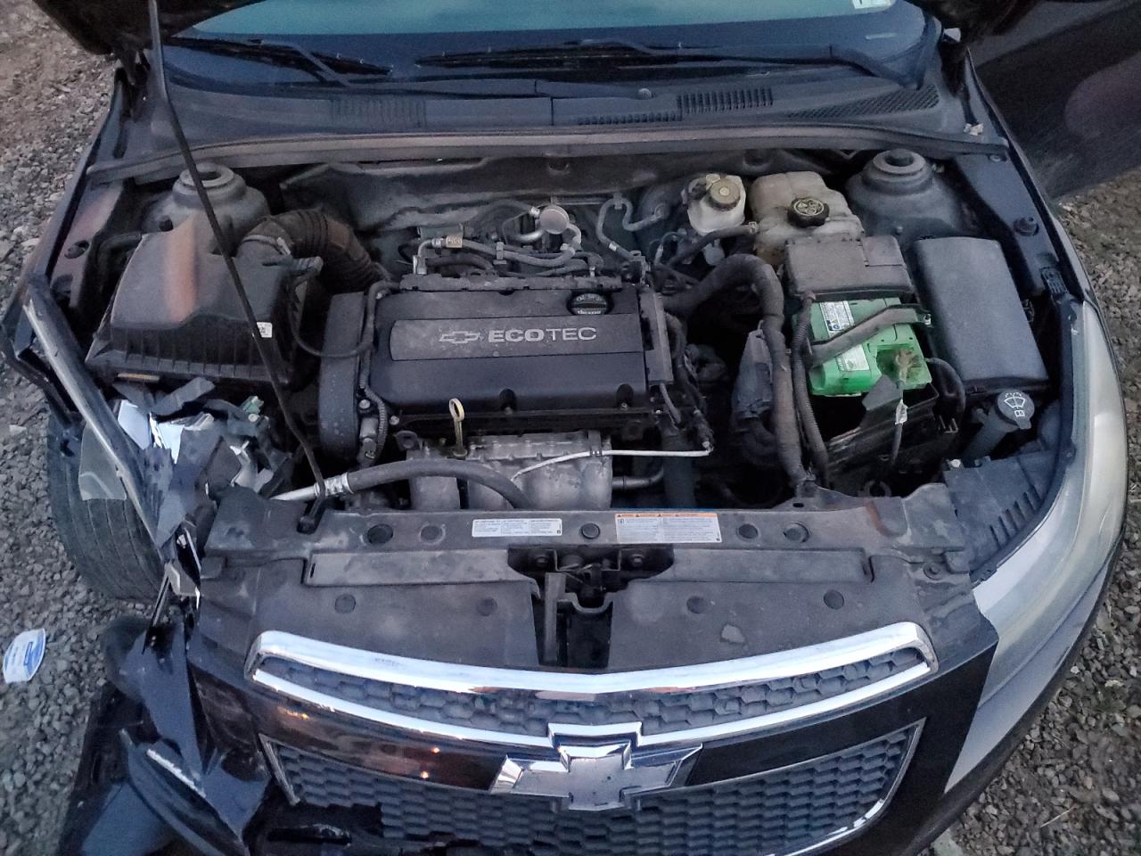 2014 Chevrolet Cruze VIN 1G1PB5SHXE7185691 Copart auction photo, front end / undercarriage damage thumbnail 12