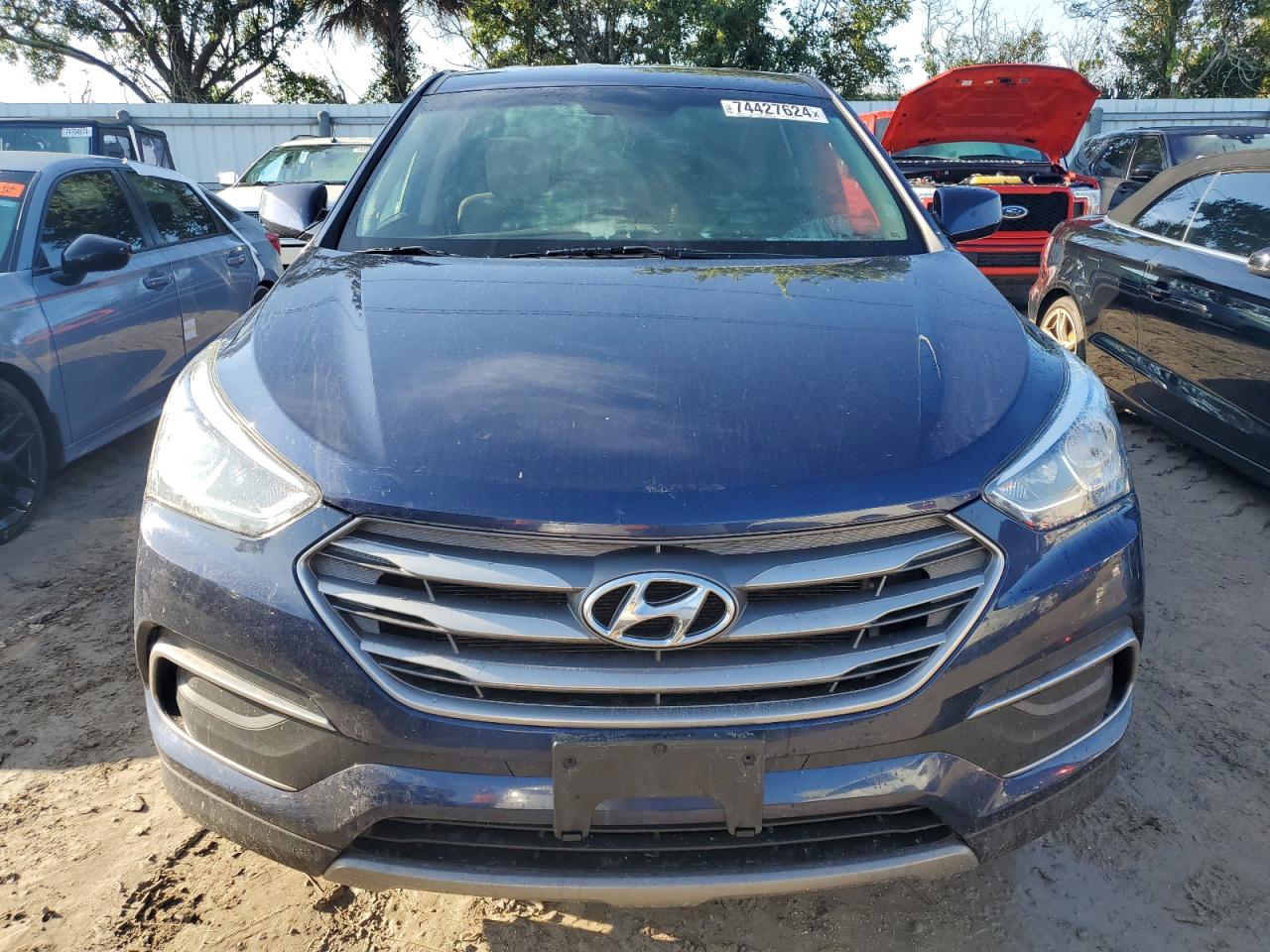 2018 Hyundai Santa Fe VIN 5XYZT3LB5JG538704 Copart auction photo, water/flood damage thumbnail 5