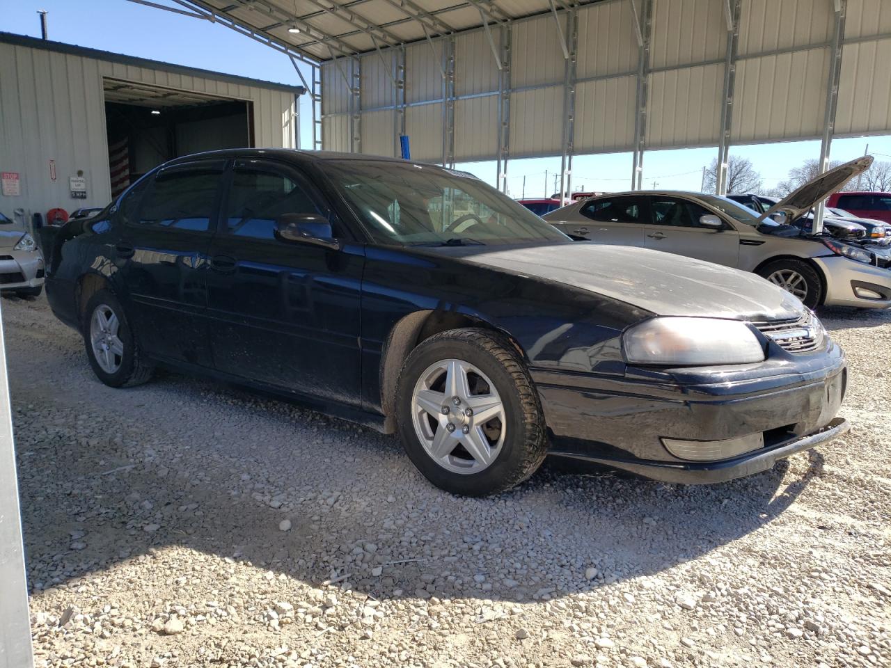 2005 Chevrolet Impala VIN 2G1WH52K359192065 Copart auction photo, front end / side damage thumbnail 4