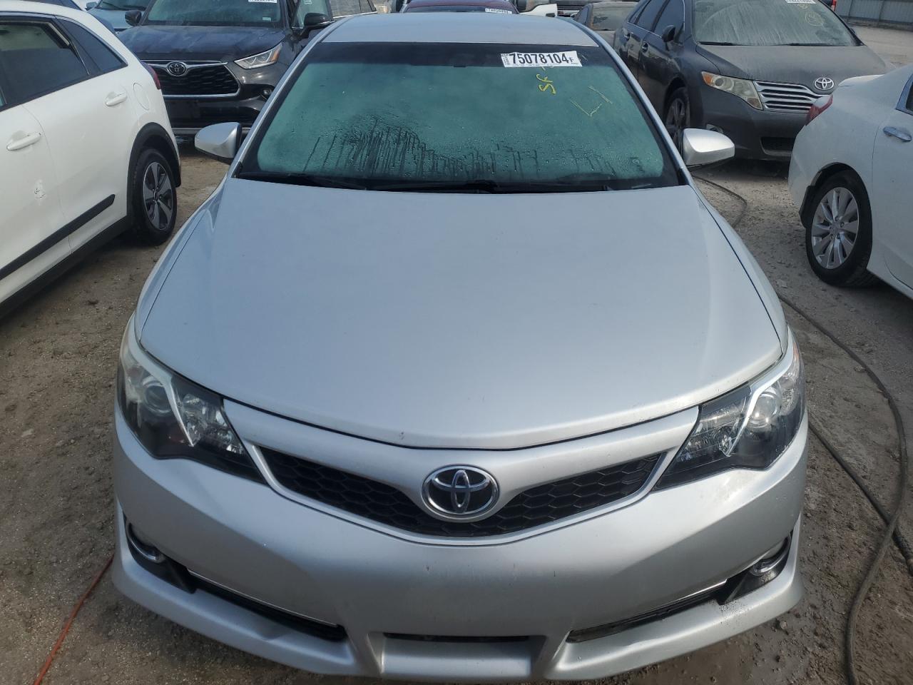 2012 Toyota Camry VIN 4T1BF1FKXCU132312 Copart auction photo, water/flood damage thumbnail 5