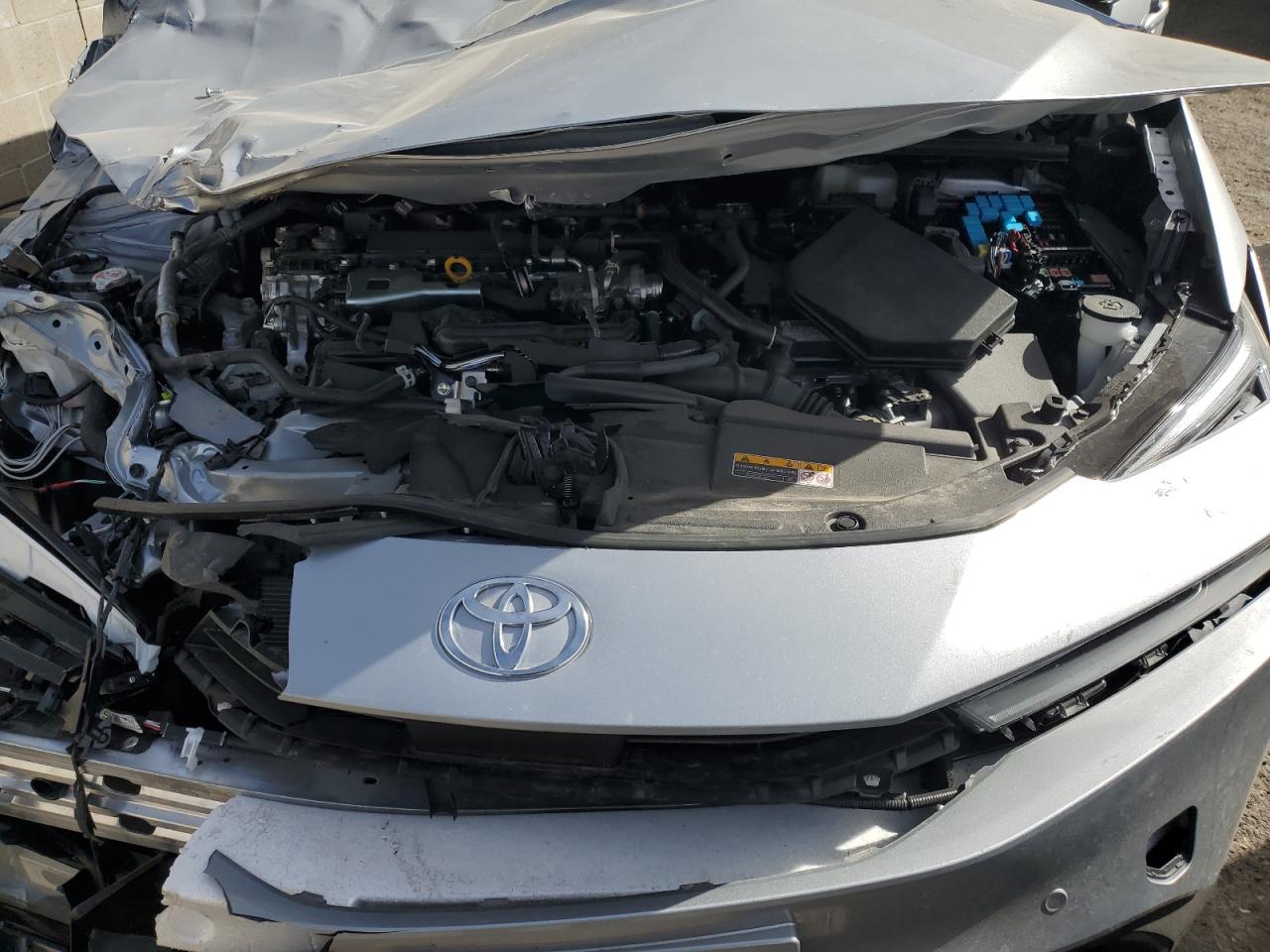 2024 Toyota Prius VIN JTDACAAU7R3028179 Copart auction photo, front end / top/roof damage thumbnail 11