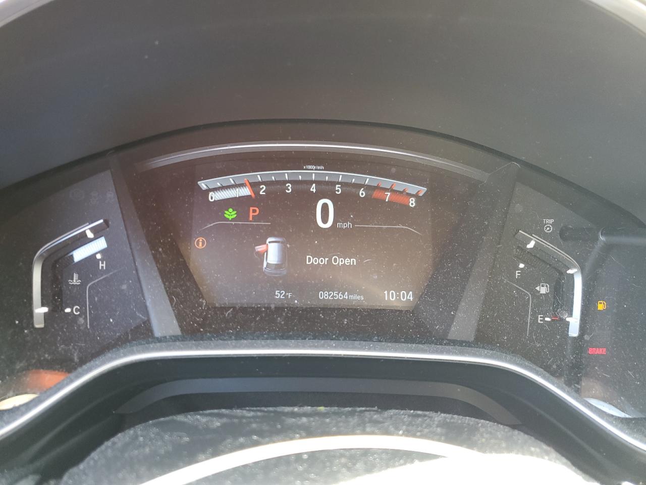 2018 Honda CR-V VIN 2HKRW2H54JH677932 Copart auction photo, top/roof / front end damage thumbnail 9