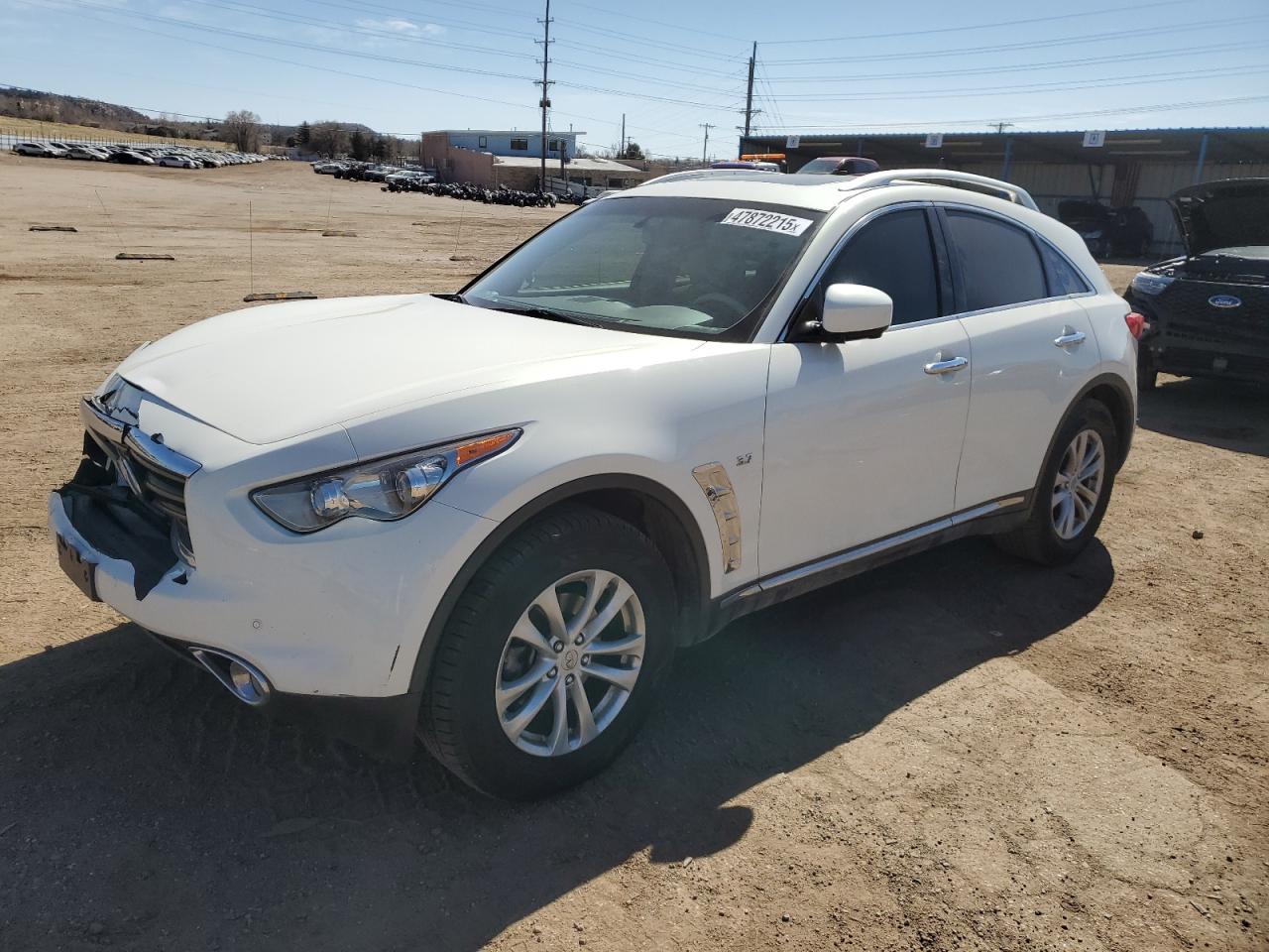 2014 Infiniti QX70 VIN JN8CS1MW3EM412803 - Copart auction photo