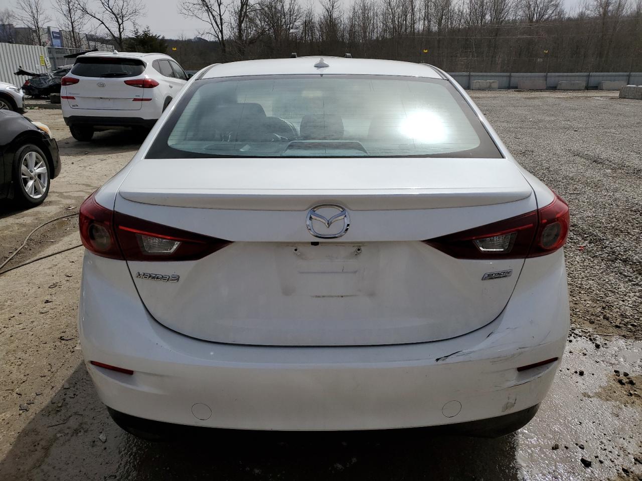 2016 Mazda 3 VIN JM1BM1W76G1303098 Copart auction photo, side / front end damage thumbnail 6