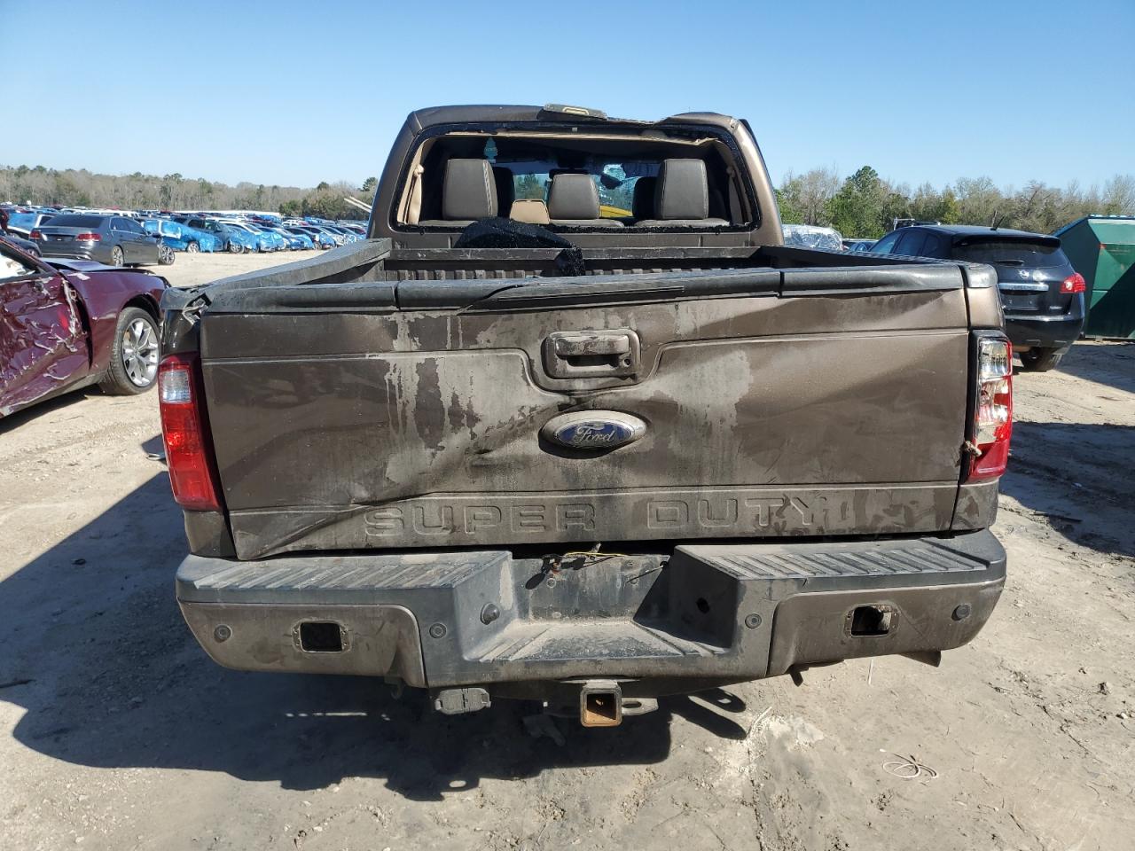 2016 Ford F250 VIN 1FT7W2BT0GEA36123 Copart auction photo, rear end damage thumbnail 6