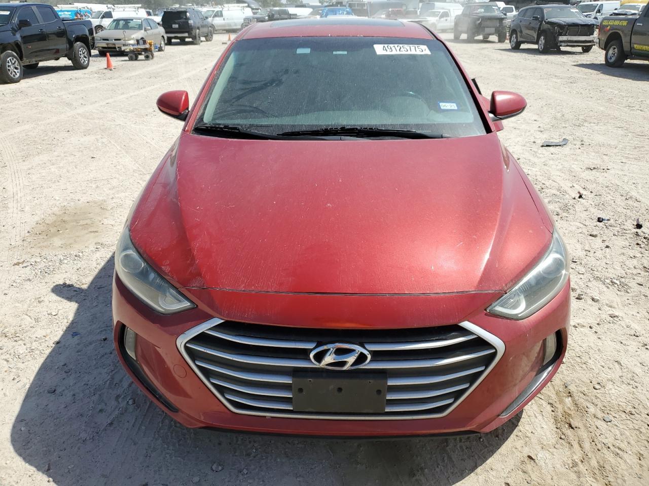 2017 Hyundai Elantra VIN KMHD84LF1HU261994 Copart auction photo, rear end / minor dent/scratches damage thumbnail 5