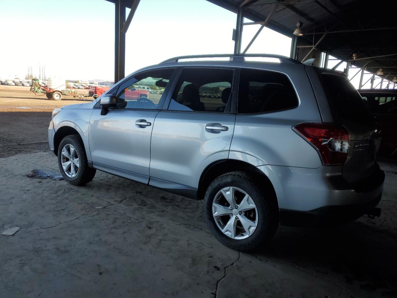 2015 Subaru Forester VIN JF2SJADC4FH455235 Copart auction photo, side damage thumbnail 2