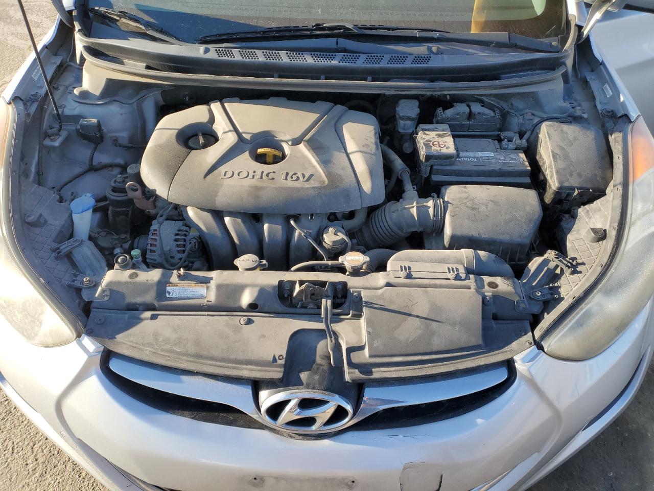 2011 Hyundai Elantra VIN 5NPDH4AE3BH006229 Copart auction photo, front end damage thumbnail 11