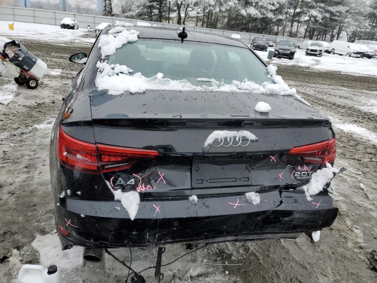 2017 Audi A4 VIN WAUENAF4XHN007010 Copart auction photo, mechanical / rear end damage thumbnail 6