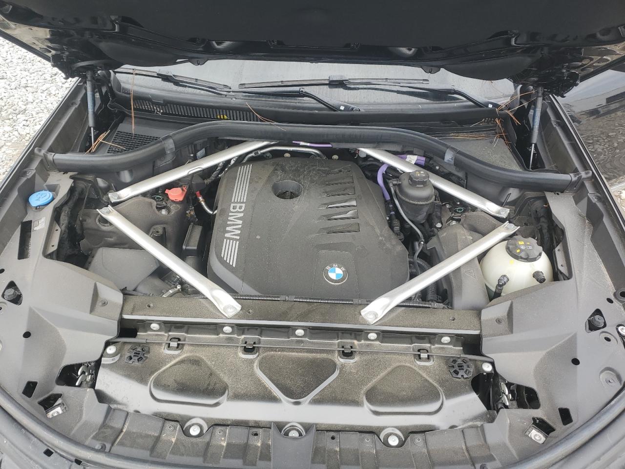 2024 BMW X7 VIN 5UX23EM05R9V44573 Copart auction photo, front end / side damage thumbnail 14