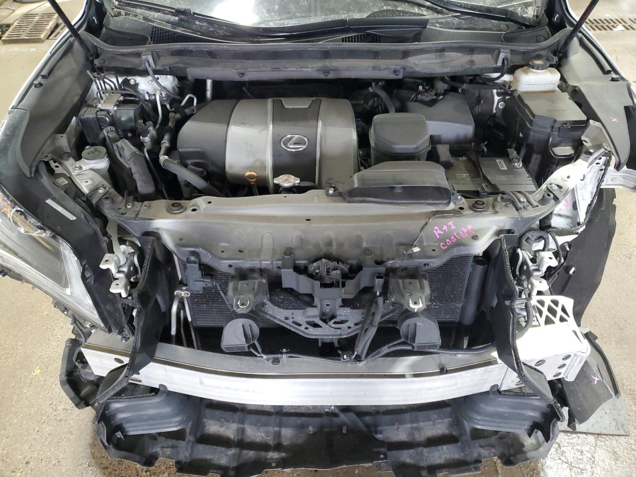 2019 Lexus RX VIN 2T2BZMCA5KC196144 Copart auction photo, front end damage thumbnail 12