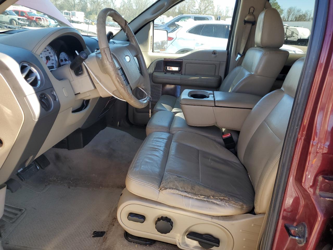 2005 Ford F-150 VIN 1FTPW12595FA41534 Copart auction photo, side / rear end damage thumbnail 7