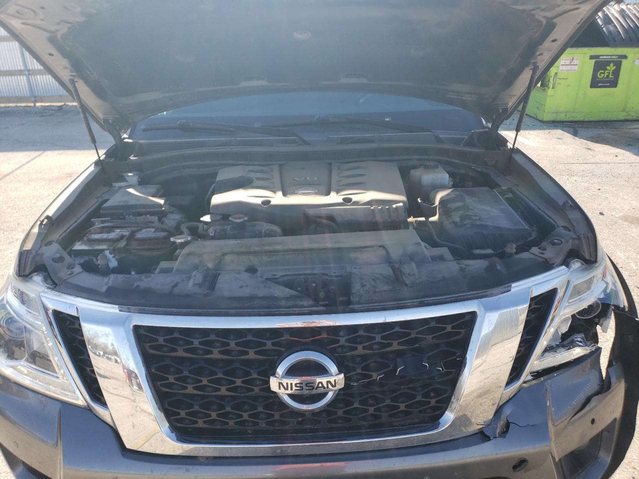 2018 Nissan Armada VIN JN8AY2NC2J9553178 Copart auction photo, front end damage thumbnail 13