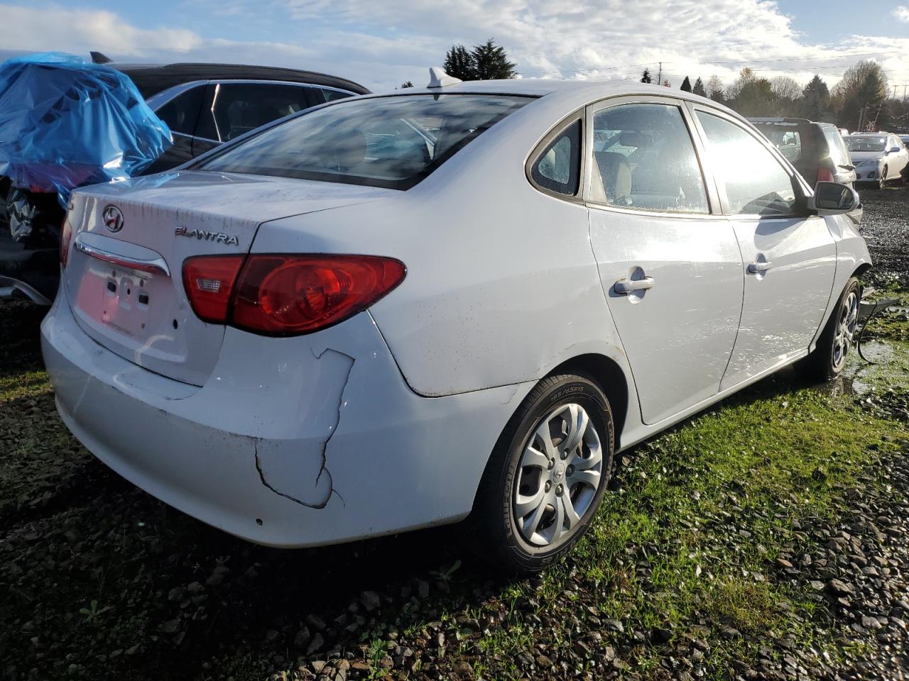 2010 Hyundai Elantra VIN KMHDU4AD3AU073545 Copart auction photo, front end damage thumbnail 3