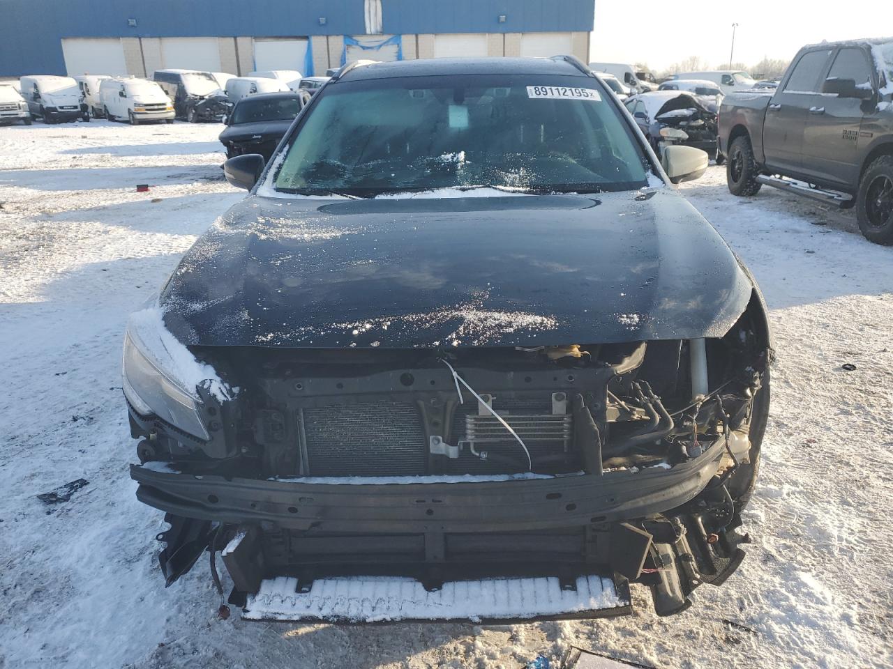 2018 Subaru Outback VIN 4S4BSATC4J3348670 Copart auction photo, front end / rear end damage thumbnail 5
