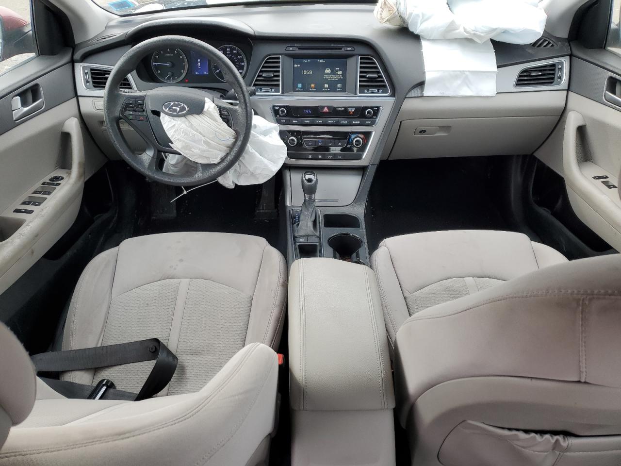 2016 Hyundai Sonata VIN 5NPE24AF9GH296773 Copart auction photo, front end / minor dent/scratches damage thumbnail 8