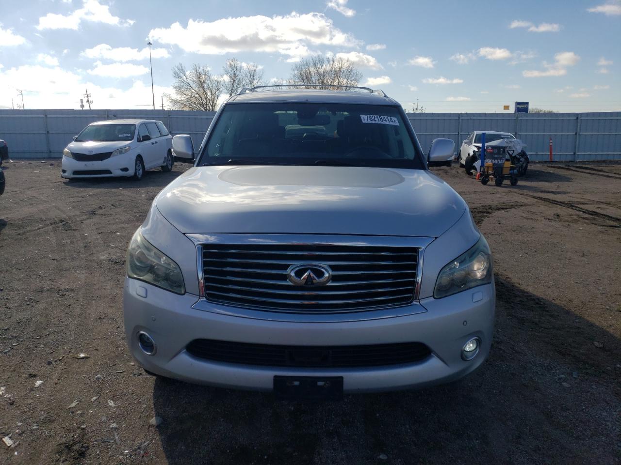 2011 Infiniti QX56 VIN JN8AZ2NE6B9004440 Copart auction photo, side damage thumbnail 5