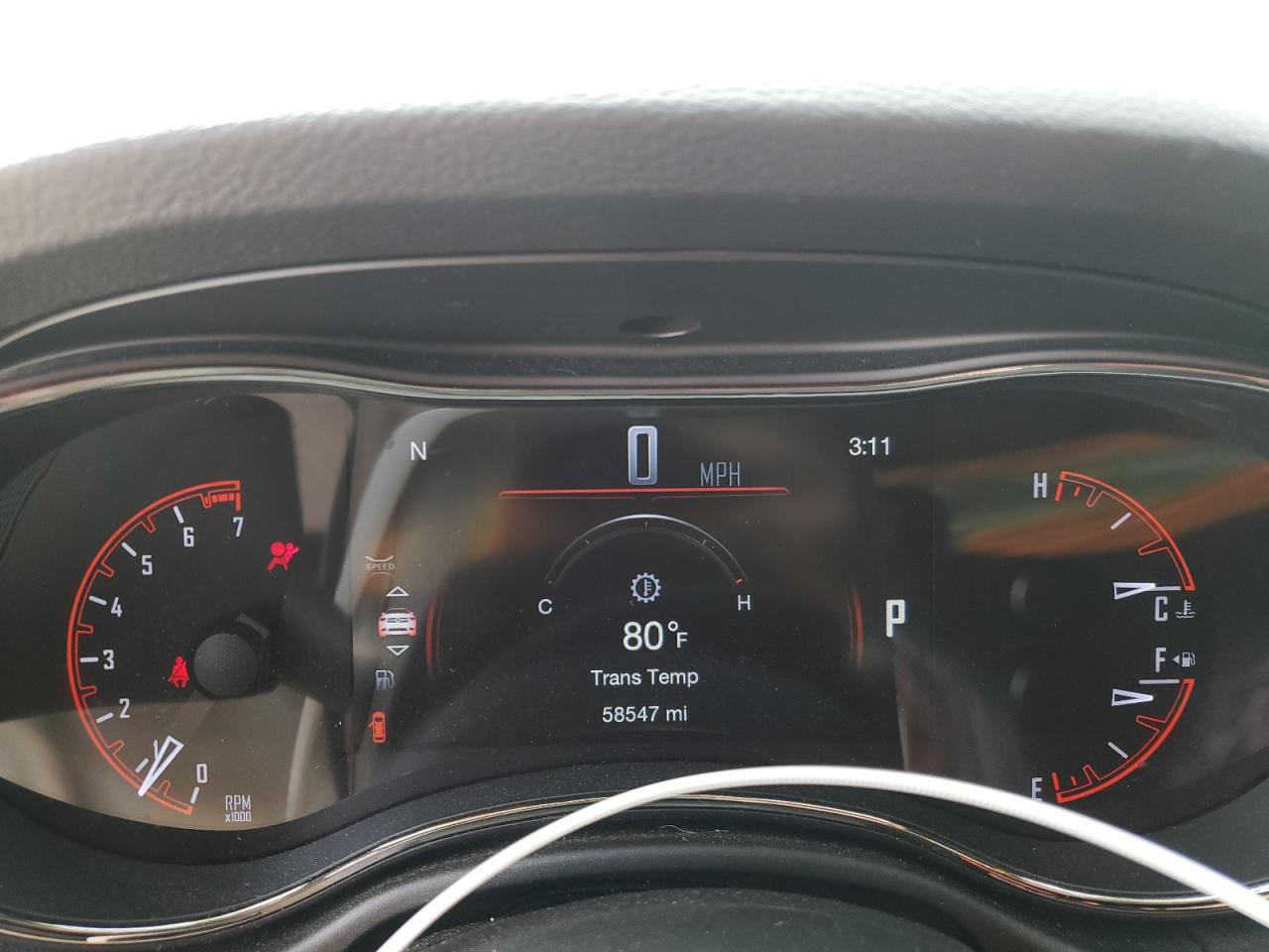 2020 Dodge Durango VIN 1C4RDJDG5LC411860 Copart auction photo, side damage thumbnail 9