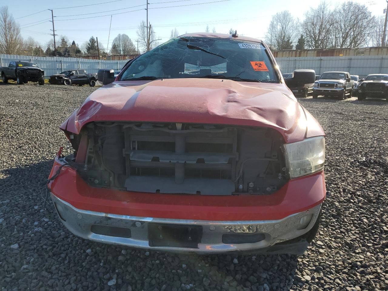 2017 RAM 1500 VIN 3C6RR7LTXHG796492 Copart auction photo, rollover damage thumbnail 5