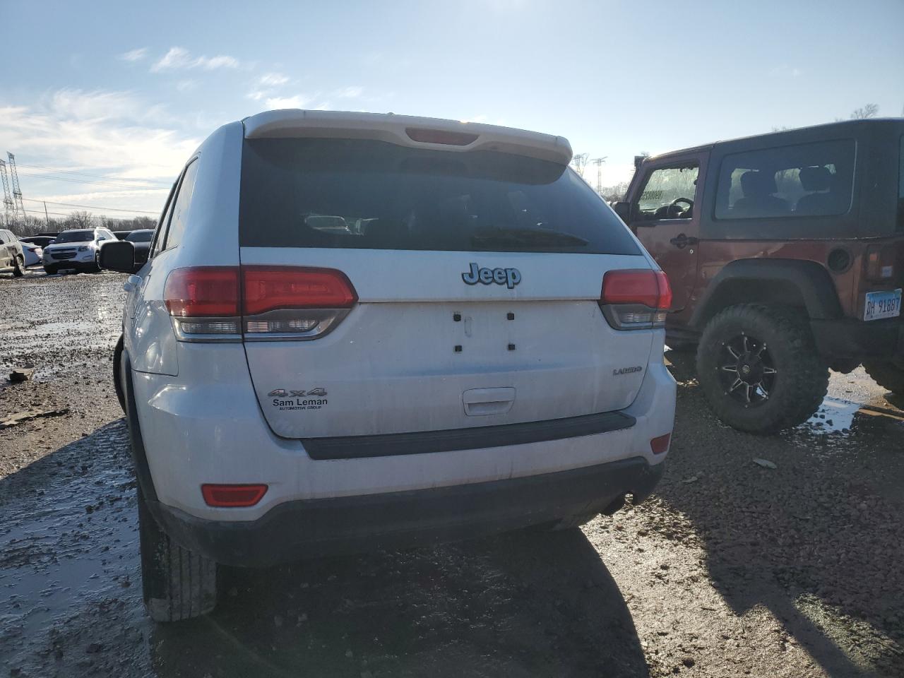 2014 Jeep Grand Cherokee VIN 1C4RJFAG6EC237973 Copart auction photo, front end damage thumbnail 6