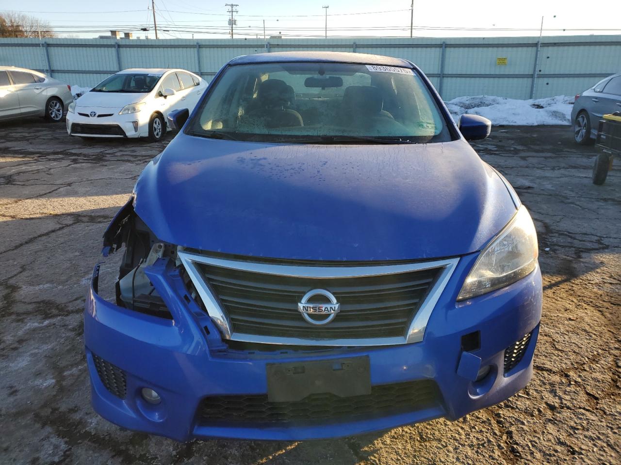 2014 Nissan Sentra VIN 3N1AB7AP5EL614994 Copart auction photo, front end damage thumbnail 5