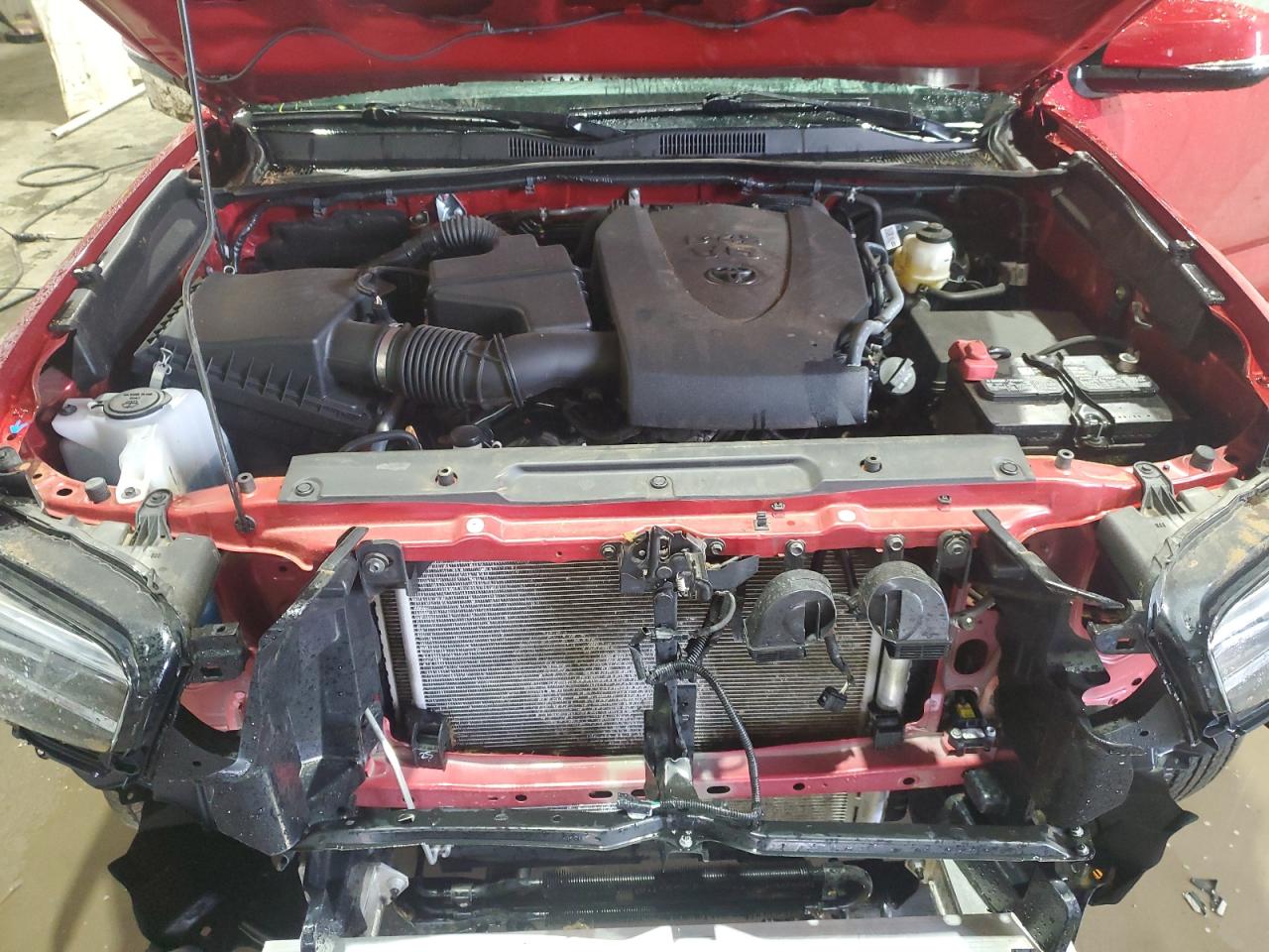 2022 Toyota Tacoma VIN 3TYSZ5ANXNT070958 Copart auction photo, front end damage thumbnail 11