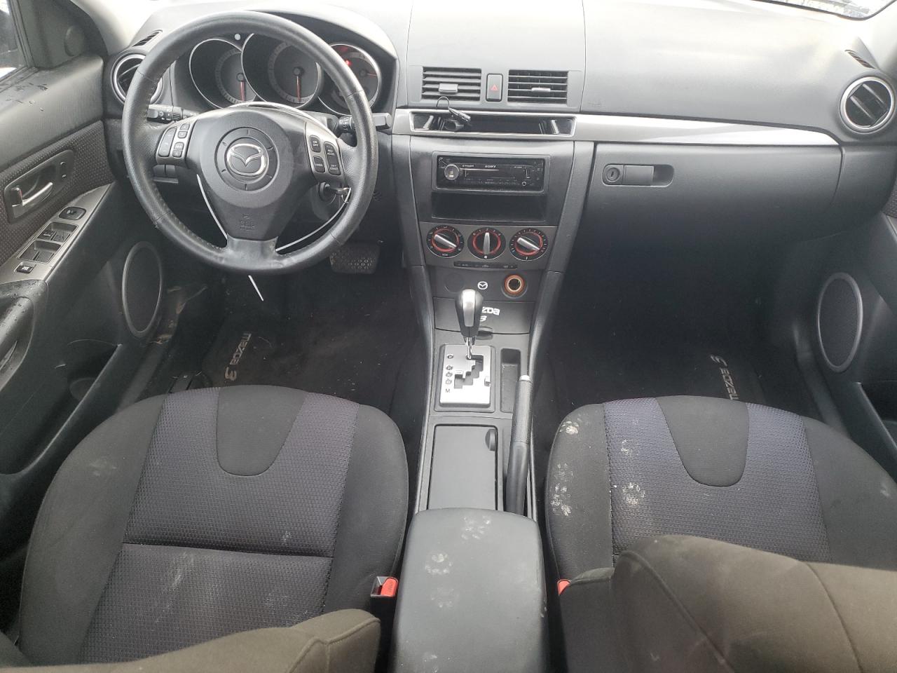 2007 Mazda 3 VIN JM1BK143271667606 Copart auction photo, rear end / burn - engine damage thumbnail 8