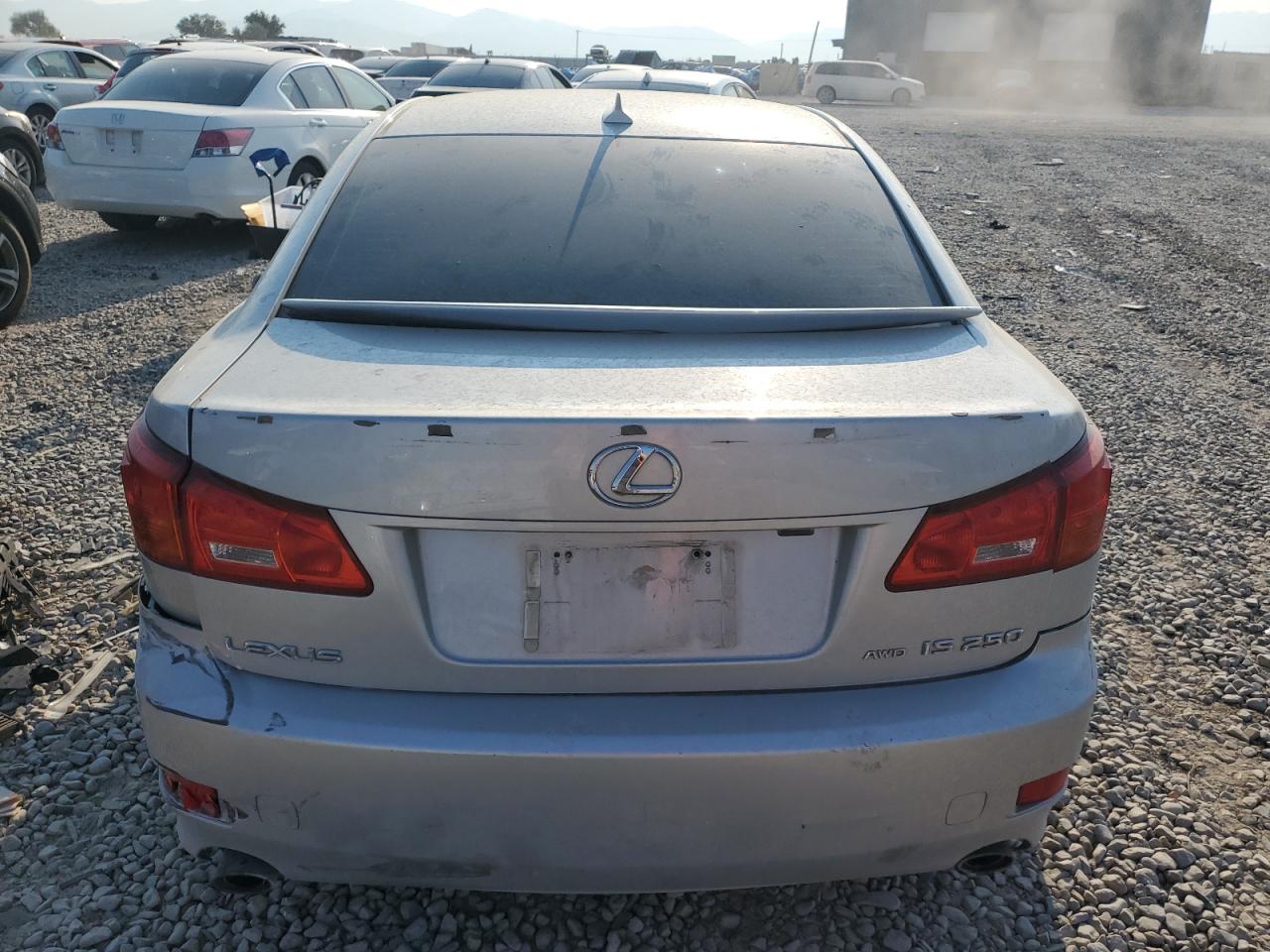 2007 Lexus IS VIN JTHCK262475011672 Copart auction photo, front end damage thumbnail 6