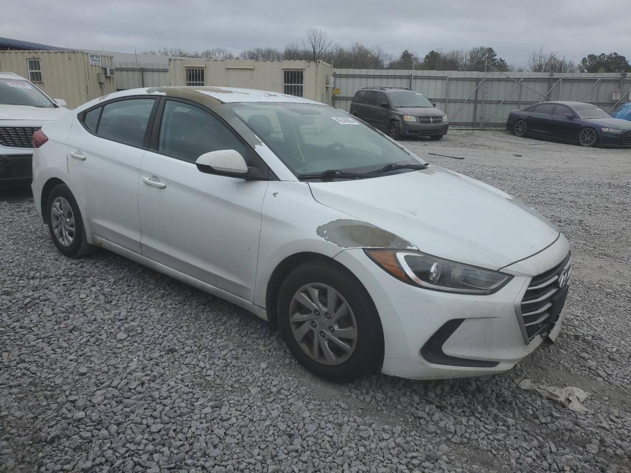 2017 Hyundai Elantra VIN 5NPD74LF1HH139167 Copart auction photo, front end damage thumbnail 4