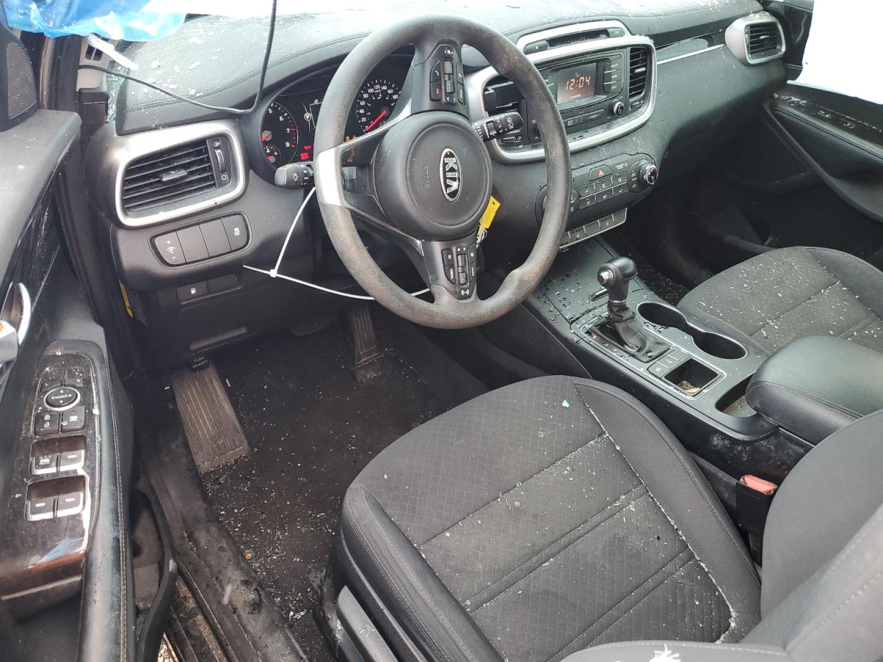 2018 KIA Sorento VIN 5XYPGDA34JG378201 Copart auction photo, side / top/roof damage thumbnail 8