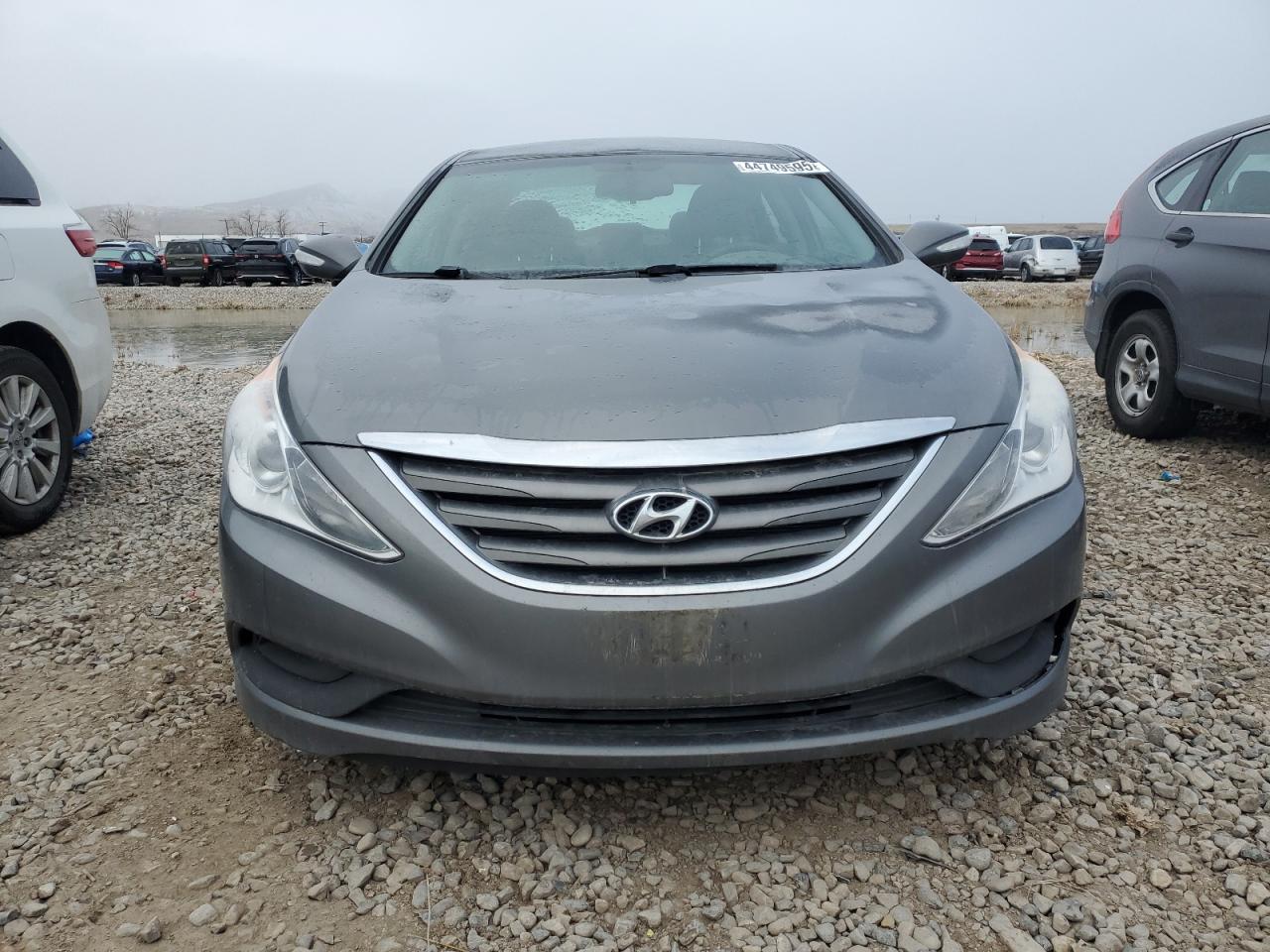 2014 Hyundai Sonata VIN 5NPEB4AC6EH941883 Copart auction photo, undercarriage damage thumbnail 5