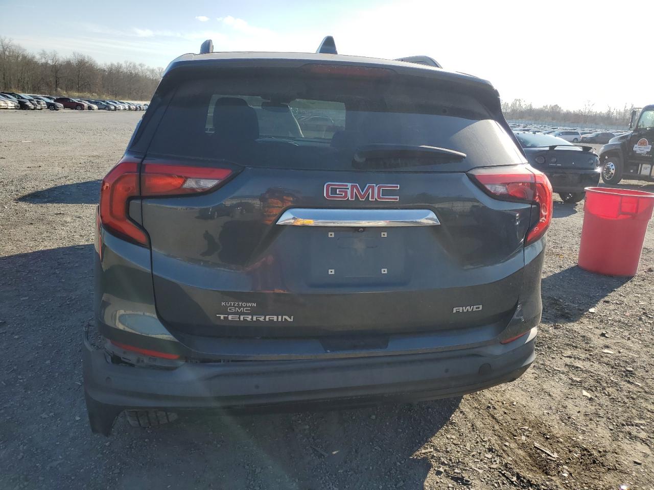 2019 GMC Terrain VIN 3GKALTEV2KL210322 Copart auction photo, rear end / side damage thumbnail 6