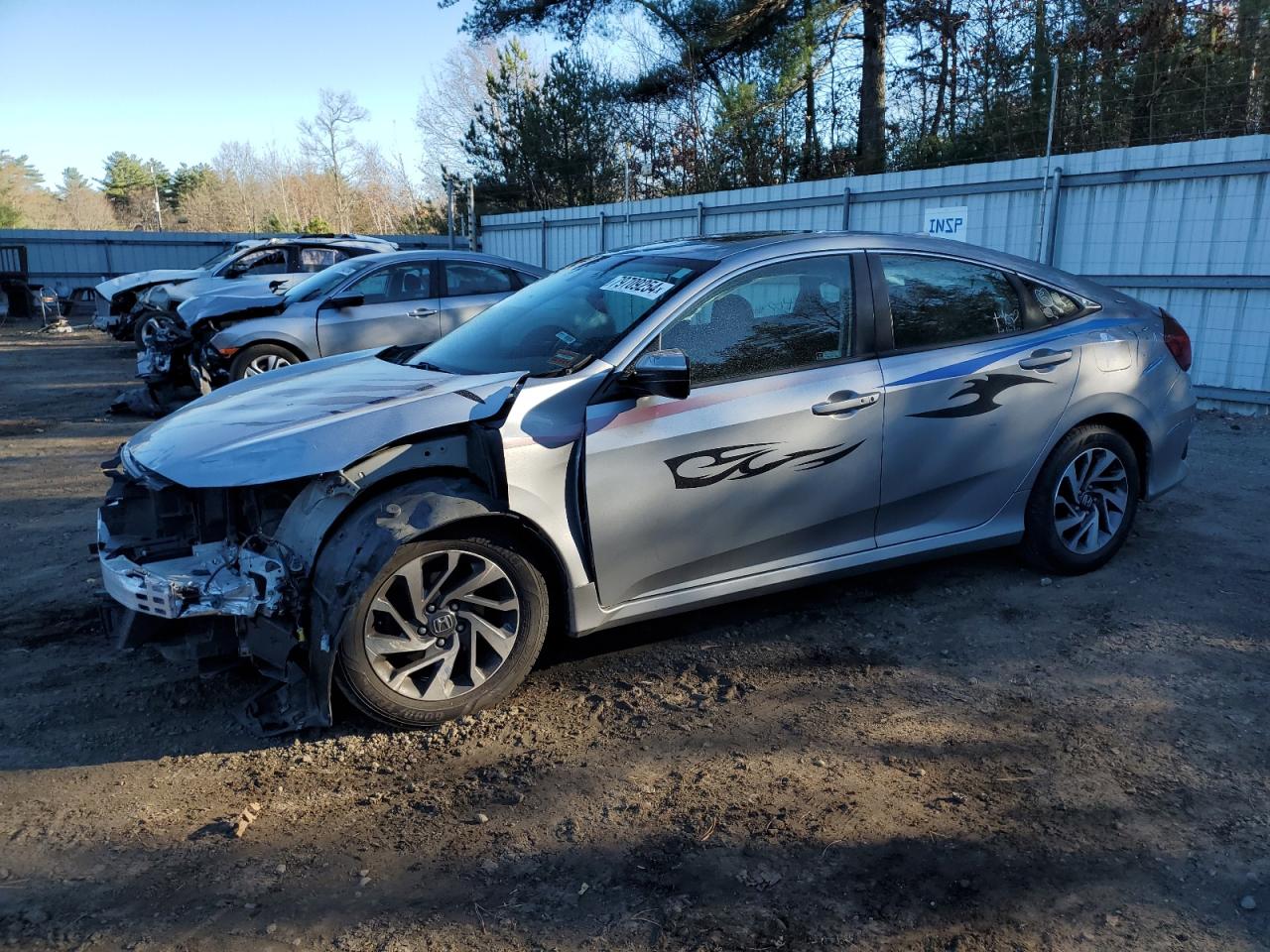 2018 Honda Civic VIN 2HGFC2F77JH597180