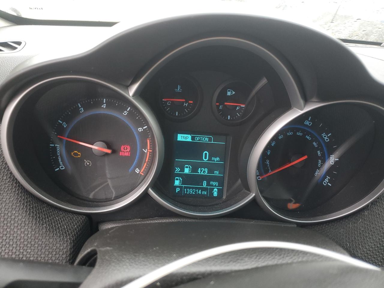 2014 Chevrolet Cruze VIN 1G1PE5SB4E7377370 Copart auction photo, front end / side damage thumbnail 9