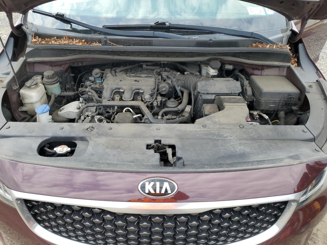 2017 KIA Sedona VIN KNDMB5C15H6325541 Copart auction photo, rear end / side damage thumbnail 14