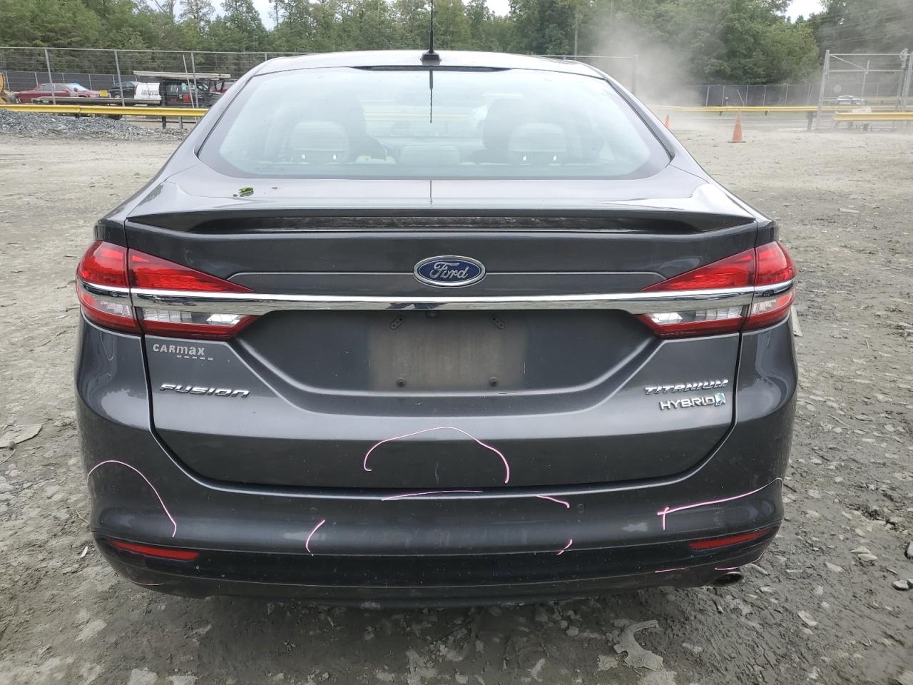 2017 Ford Fusion VIN 3FA6P0RU5HR359860 Copart auction photo, front end damage thumbnail 6