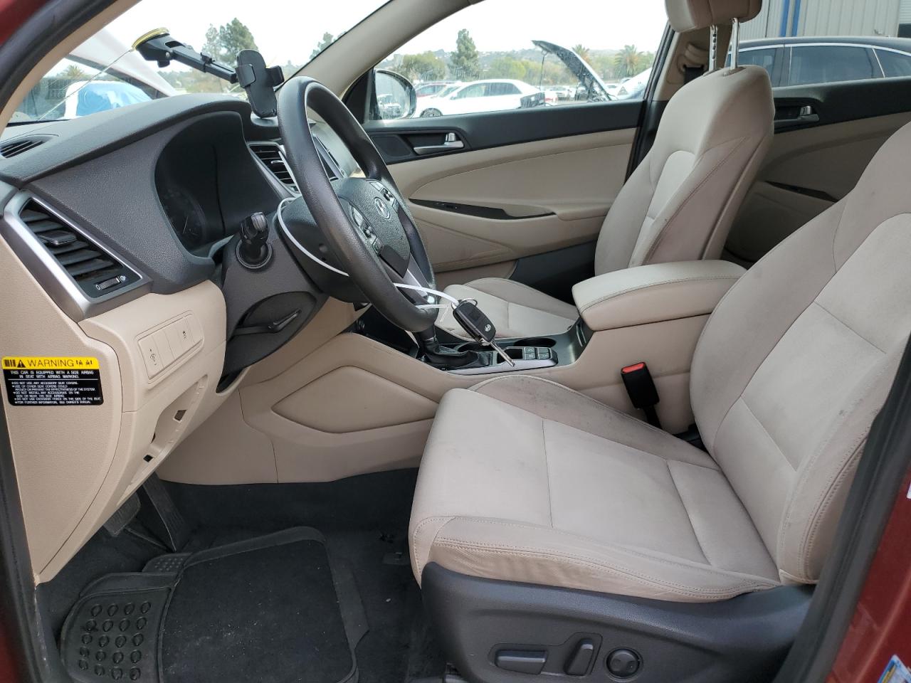 2018 Hyundai Tucson VIN KM8J3CA44JU617146 Copart auction photo, normal wear damage thumbnail 7