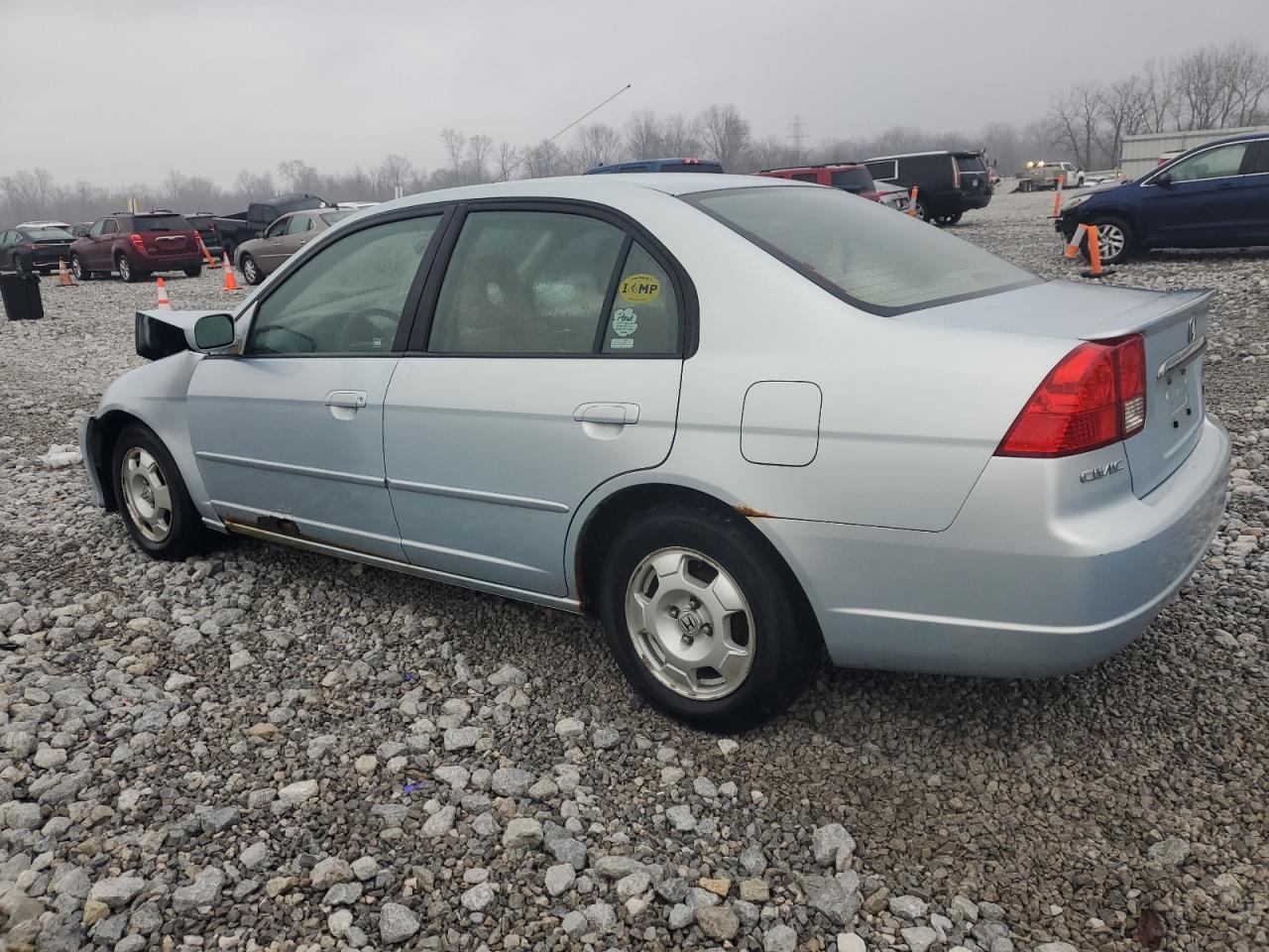 2003 Honda Civic VIN JHMES96653S021269 Copart auction photo, front end / side damage thumbnail 2